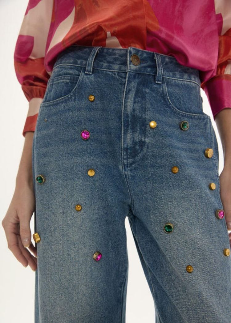 Denim bleu